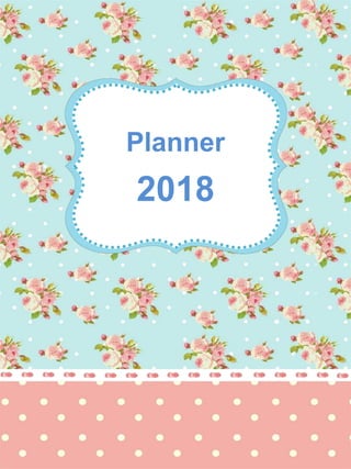 Planner
2018
 
