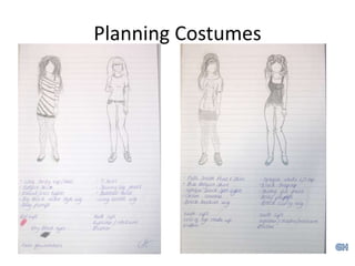 Planning Costumes GH 