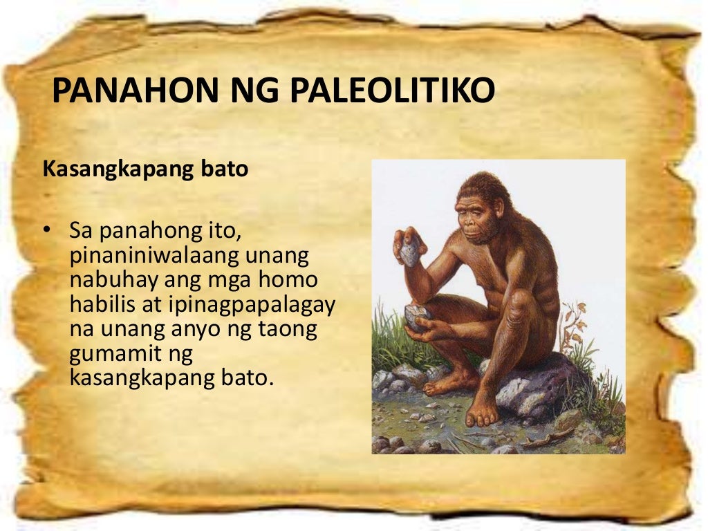 Ilarawan Ang Pamumuhay Ng Mga Tao Sa Panahon Ng Paleolitiko