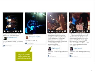 84 | 21.11.2014 
Insight #1 Limited 
insight above and 
beyond other tools 
 