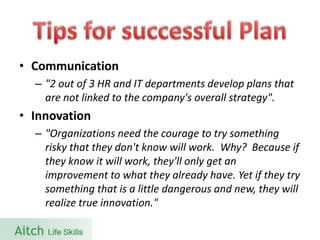 • When can you say we had a successful
plan?
• If you don’t have good planning skills,
Why not share plan?
• Short-Term, M...