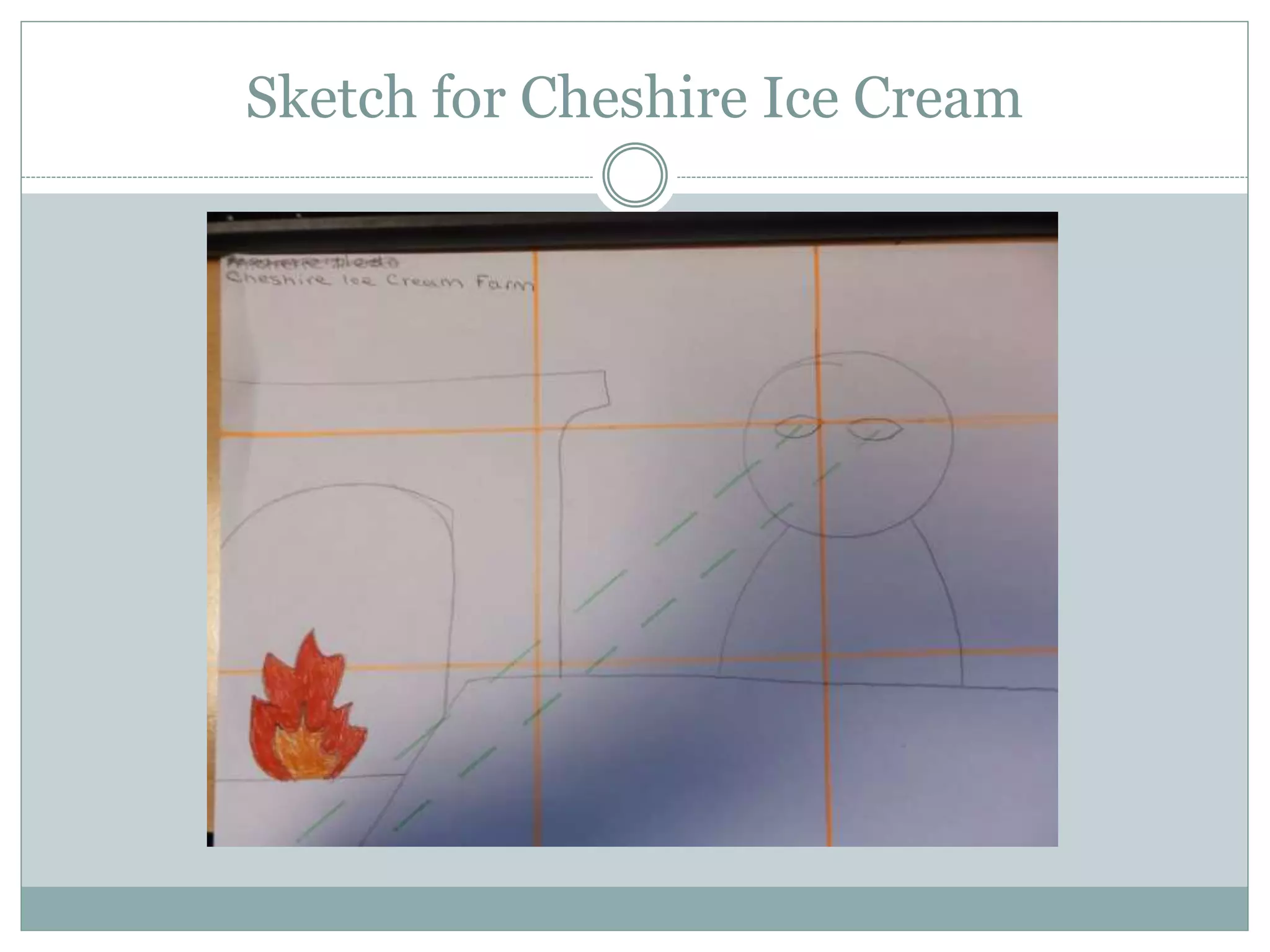 Sketch for Cheshire Ice Cream
 