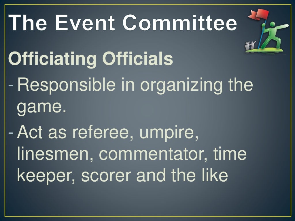 Sports Event Management Process