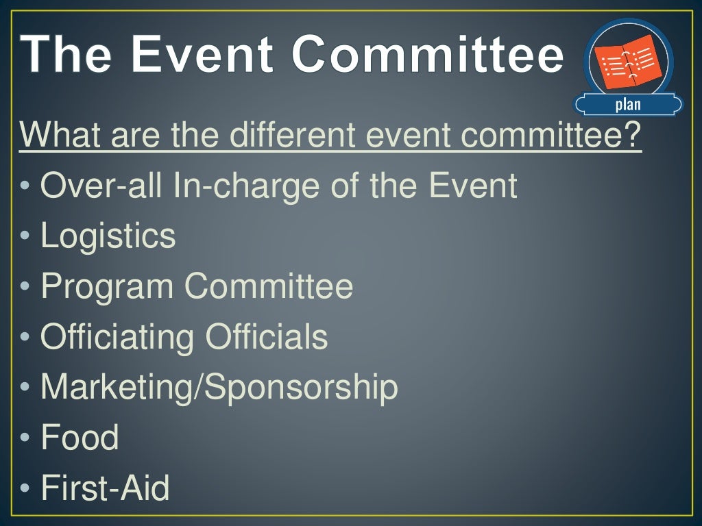 Sports Event Management Process