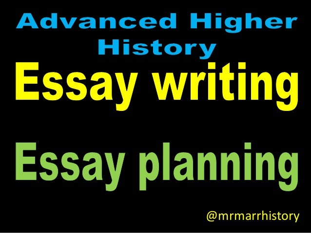 Advanced higher history essay help
