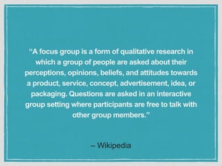 Focus group - Wikipedia
