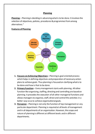 Defining Planning Planning | DOCX