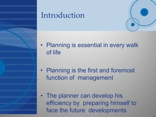 Planning | PDF