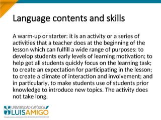 Lesson planning and resources for english classess | PPT