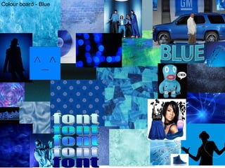 Colour board - Blue 