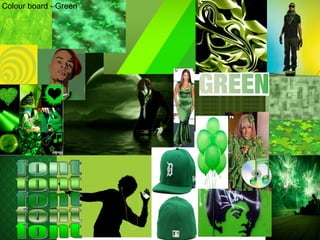 Colour board - Green 