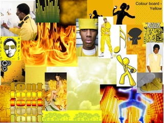 Colour board - Yellow 