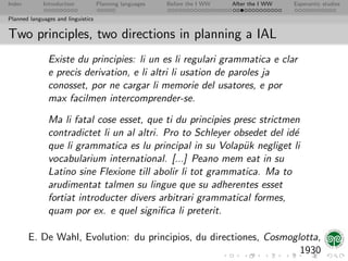 Planning languages and language planning