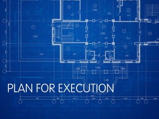 PLAN FOR EXECUTION
 