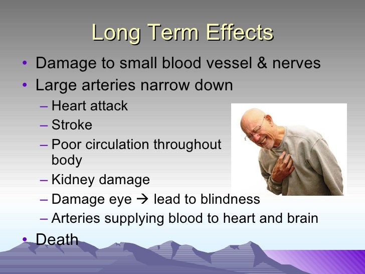 Effect terms. Long term Effects of suffering.