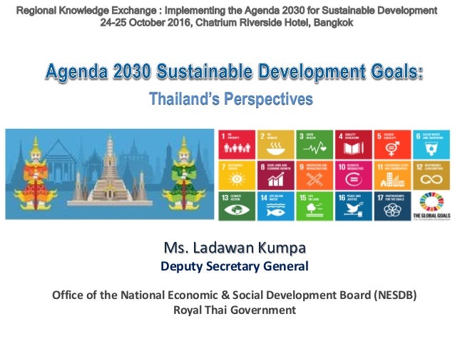 Agenda 30 Sustainable Development Goals Thailand S Perspectives Agenda 30 Sustainable Development Goals Thailand S Perspectives