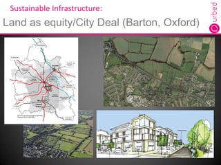 Sustainable Infrastructure:
Land as equity/City Deal (Barton, Oxford)
 