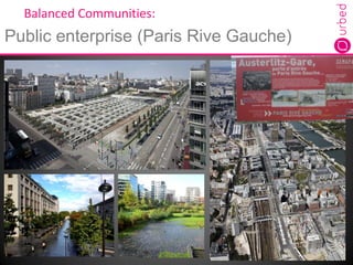 Balanced Communities:
Public enterprise (Paris Rive Gauche)
 