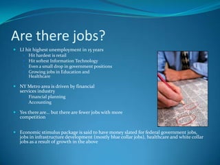 Job Search in Tough Economy