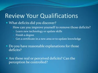 Job Search in Tough Economy