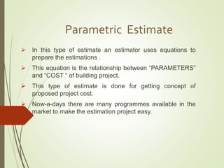 Planning and cost analysis of the commercial building | PPTX
