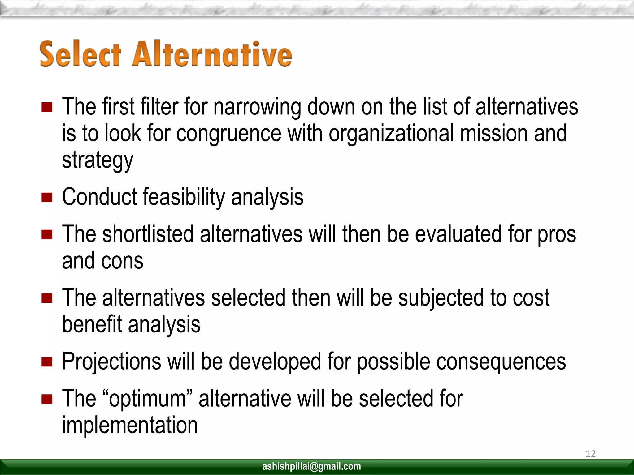 Image showcasing Planning and decision making | PPT