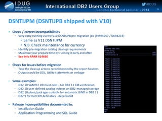 Planning and executing a DB2 11 for z/OS Migration by Ian Cook | PDF