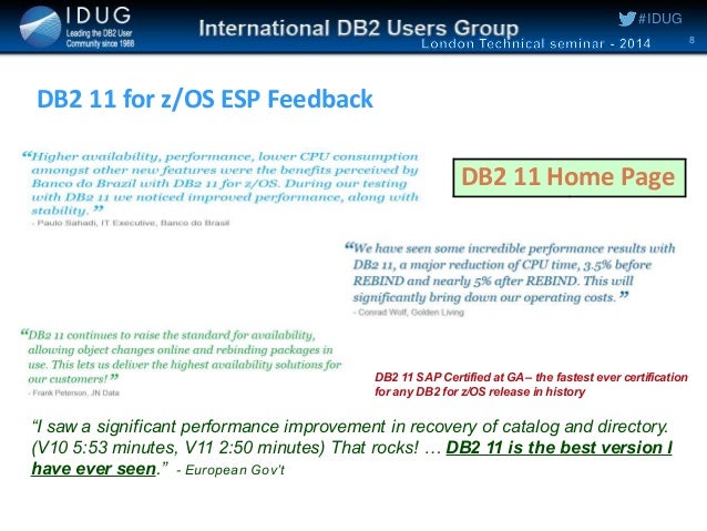 Planning And Executing A Db2 11 For Z Os Migration By Ian Cook