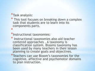 Planning and instruction ppt | PPTX
