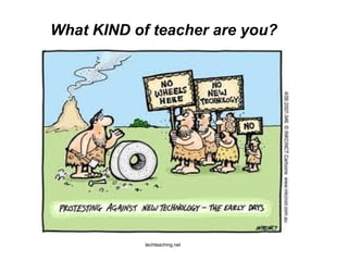 What KIND of teacher are you?
techteaching.net
 
