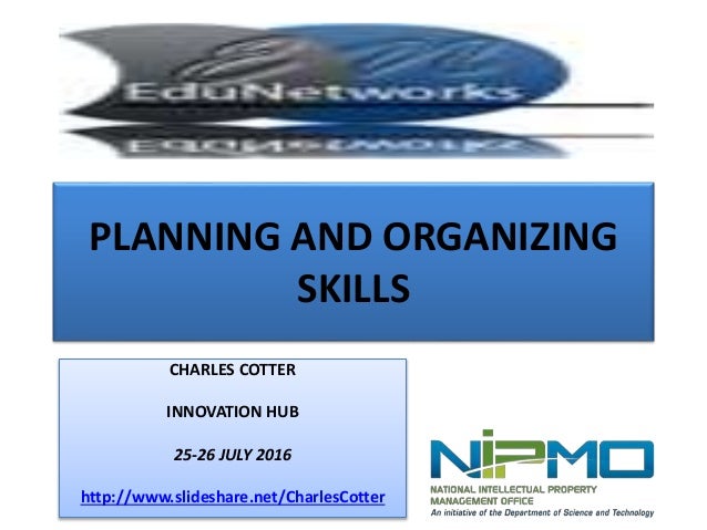 planning and organizing skills organizing skills