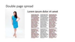 Double page spread
 