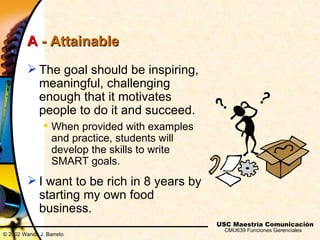 Setting SMART Goals and Objectives | PPT