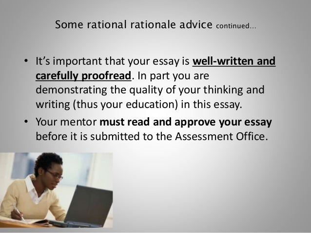 How to write a dissertation rationale