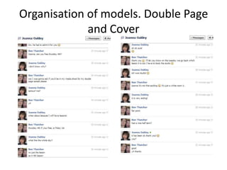 Organisation of models. Double Page
             and Cover
 