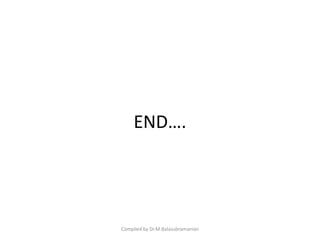 END….
Compiled by Dr.M.Balasubramanian
 