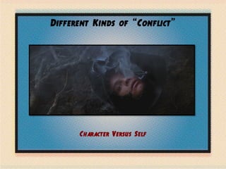 Different Kinds of “Conflict”
Character Versus Self
 