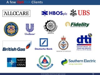 36© 2013 OptiRisk India (P) Ltd, All rights reserved
 