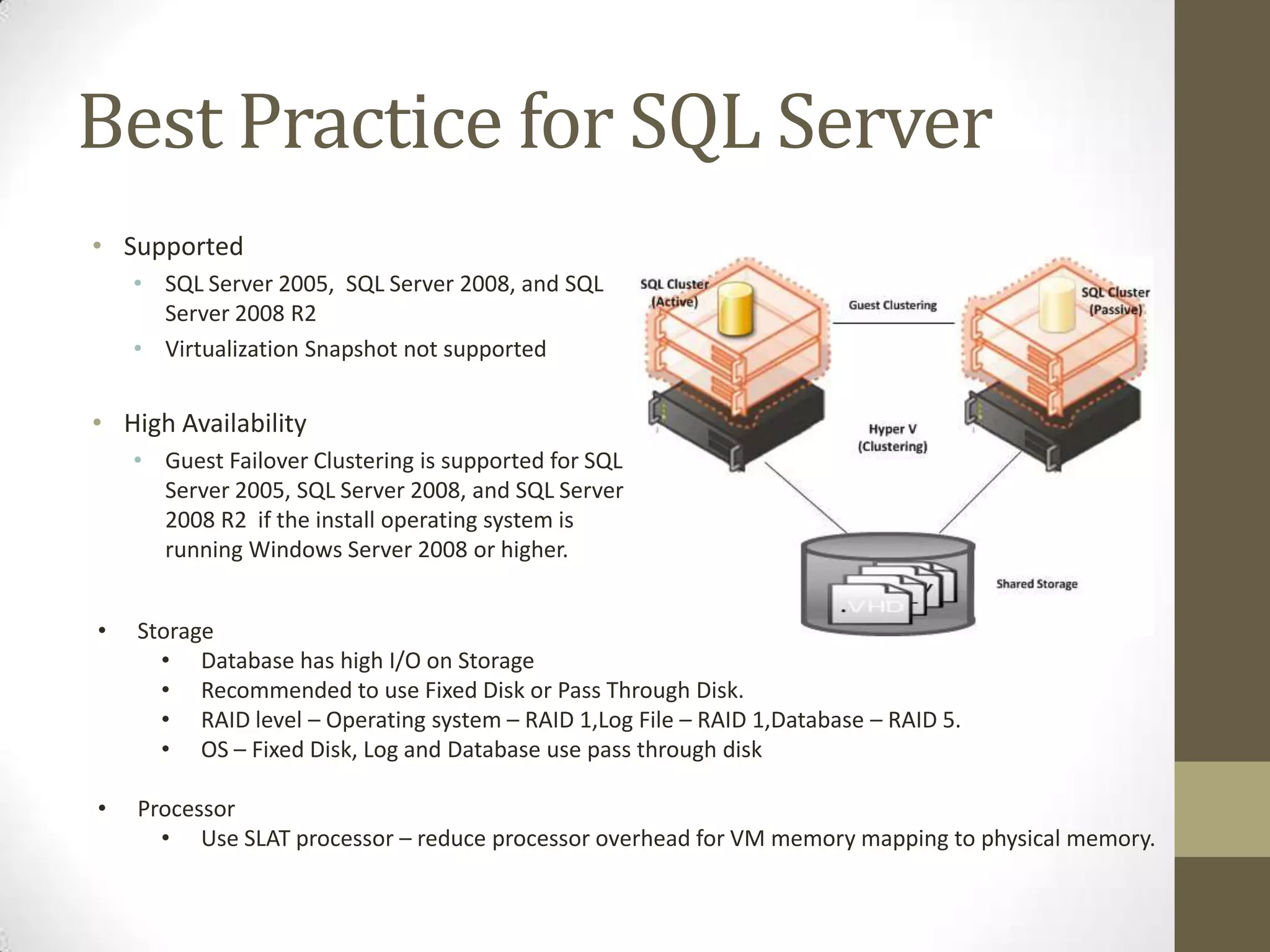 Understand Hyper V Feature and Requirement