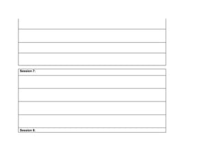 Session 7:
Session 8:
 