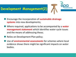 Integrating River Basin Management Plans with the planning system | PPTX