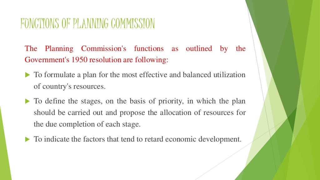 Planning commission of INDIA