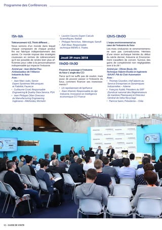 Global Industrie 2018 : Programme des conférences