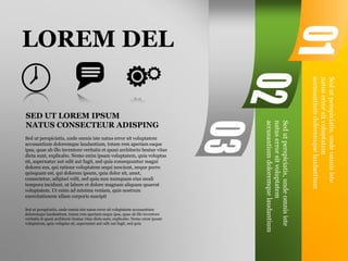 Sedutperspiciatis,undeomnisiste
natuserrorsitvoluptatem
accusantiumdoloremquelaudantium
Sedutperspiciatis,undeomnisiste
natuserrorsitvoluptatem
accusantiumdoloremquelaudantium
SED UT LOREM IPSUM
NATUS CONSECTEUR ADISPING
Sed ut perspiciatis, unde omnis iste natus error sit voluptatem
accusantium doloremque laudantium, totam rem aperiam eaque
ipsa, quae ab illo inventore veritatis et quasi architecto beatae vitae
dicta sunt, explicabo. Nemo enim ipsam voluptatem, quia voluptas
sit, aspernatur aut odit aut fugit, sed quia consequuntur magni
dolores eos, qui ratione voluptatem sequi nesciunt, neque porro
quisquam est, qui dolorem ipsum, quia dolor sit, amet,
consectetur, adipisci velit, sed quia non numquam eius modi
tempora incidunt, ut labore et dolore magnam aliquam quaerat
voluptatem. Ut enim ad minima veniam, quis nostrum
exercitationem ullam corporis suscipit
LOREM DEL
Sed ut perspiciatis, unde omnis iste natus error sit voluptatem accusantium
doloremque laudantium, totam rem aperiam eaque ipsa, quae ab illo inventore
veritatis et quasi architecto beatae vitae dicta sunt, explicabo. Nemo enim ipsam
voluptatem, quia voluptas sit, aspernatur aut odit aut fugit, sed quia
 