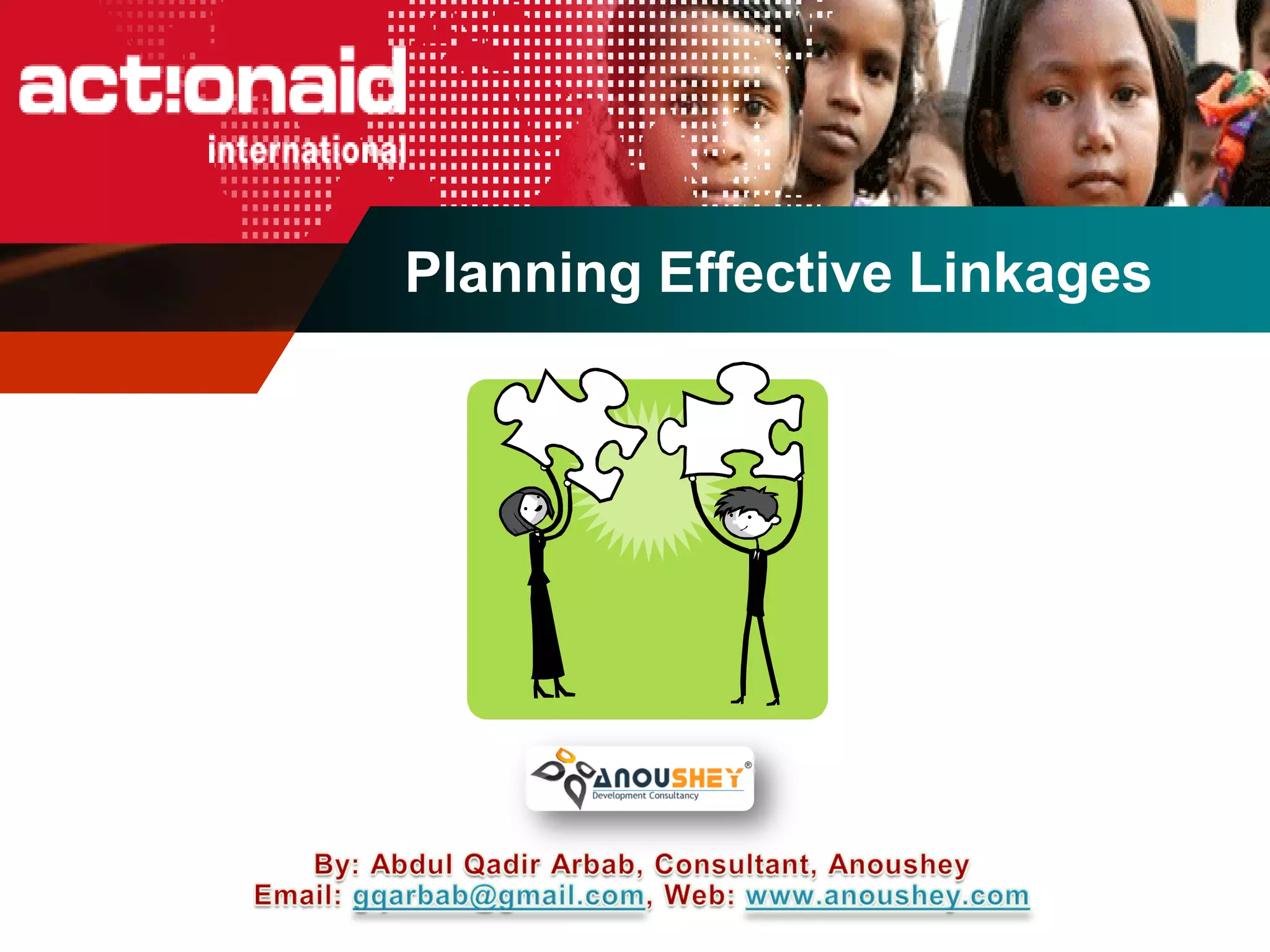 Planning Effective Linkages Pdf