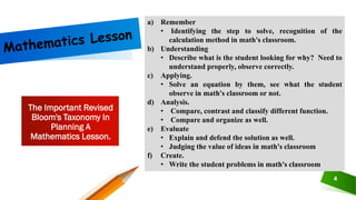 PLANNING FOR A MATHEMATICS LESSON - PEDAGOGY.pdf