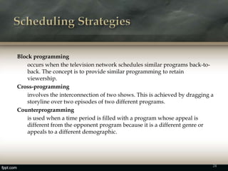 Planning for broadcast | PPTX