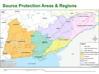 Source Protection Areas & Regions




OEMC      September 13, 2012
 