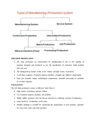 Planning for high volume standardised product | DOCX