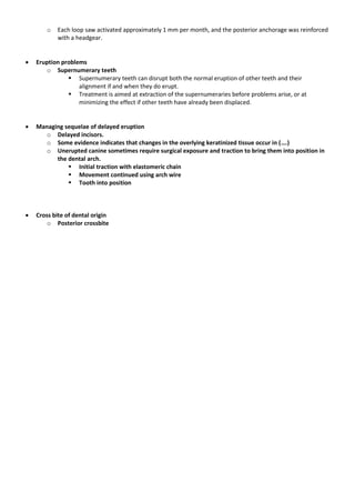 Planning for orthodontic treatment | PDF